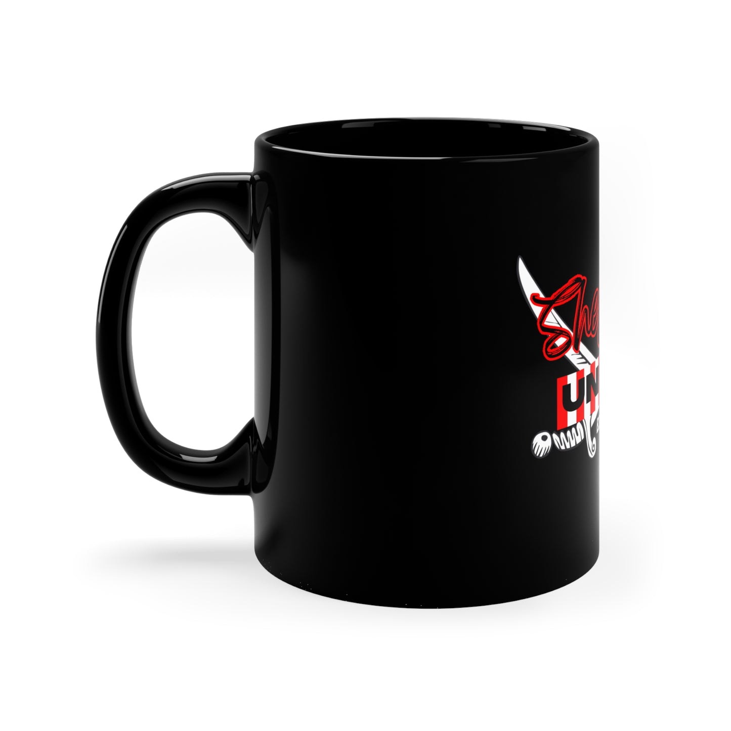 Sheffield United “steel blades” mug 11oz Black Mug